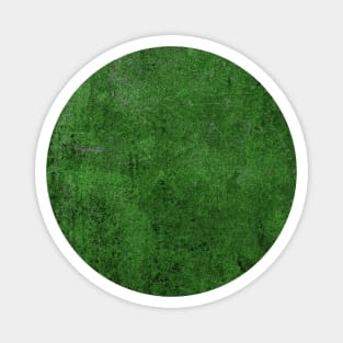 Rustic Grunge Green Leather Look Magnet